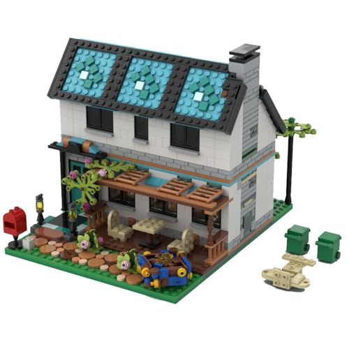 ZITIANYOUBUILD 1229 Teile Modulares Gebäude - Haus mit Innenumbau für Set 31139 MOC ab 18 Jahren von ZITIANYOUBUILD