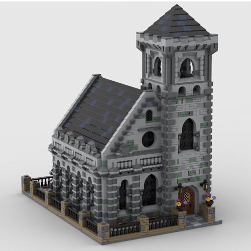 ZITIANYOUBUILD Altes Kapellenmodell mit detailliertem Innenbauspielzeug-Set, 6227 Teile, MOC ab 18 Jahren von ZITIANYOUBUILD