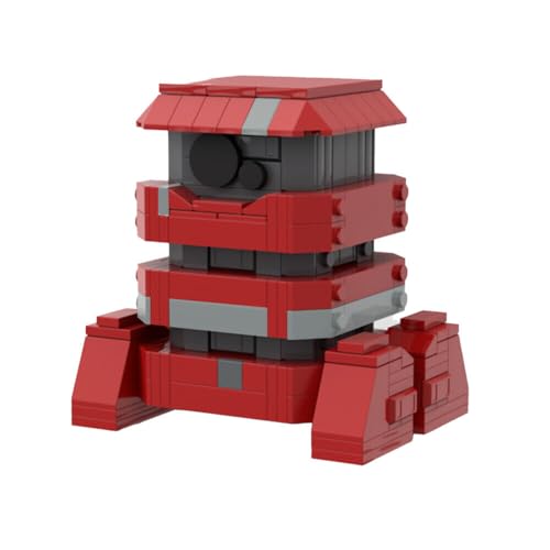 ZITIANYOUBUILD B2EMO / Bee-Two Roter Roboter mit schwarzem Sensor 349 Teile aus Movie MOC Build for Age 18+ von ZITIANYOUBUILD