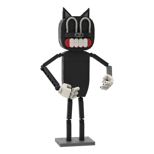 ZITIANYOUBUILD Cartoon Katzenmodell Horror Kreatur 197 Teile Bauspielzeug MOC Build Geschenk für Alter 18+ von ZITIANYOUBUILD
