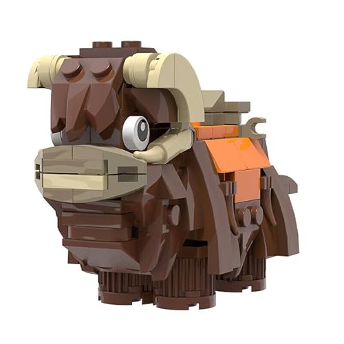 ZITIANYOUBUILD Eine Art großer, haariger Säugetiere mit spiralförmigen Hörnern, 193 Teile, MOC, ab 18 Jahren von ZITIANYOUBUILD