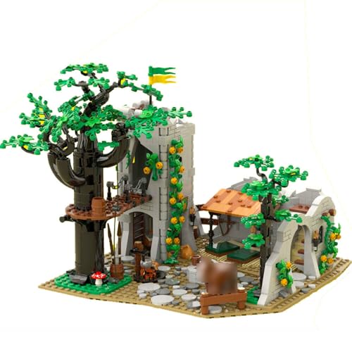 ZITIANYOUBUILD Forest Men's Camp on Old and Forgotten Tower Ruine 1145 Pieces MOC for Age 18+ von ZITIANYOUBUILD