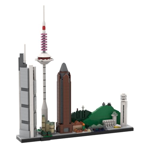 ZITIANYOUBUILD Frankfurt Am Main Skyline Architecture Extended Version 732 Teile MOC Build for Age 18+ von ZITIANYOUBUILD