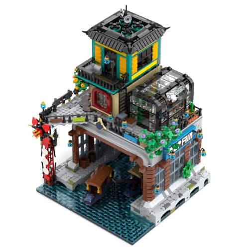 ZITIANYOUBUILD Gebäudeerweiterung für Set 70620/70657 / 71741/71799 3239 Teile MOC Bauen ab 18 Jahren von ZITIANYOUBUILD