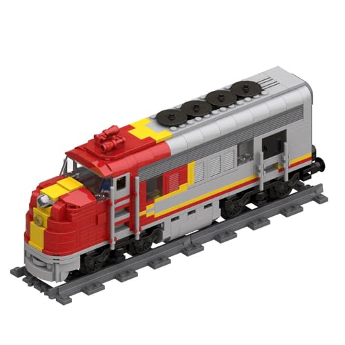 ZITIANYOUBUILD Heavy Duty Passagierlokomotive Zug Bauspielzeug 570 Teile MOC Build for Age 18+ von ZITIANYOUBUILD