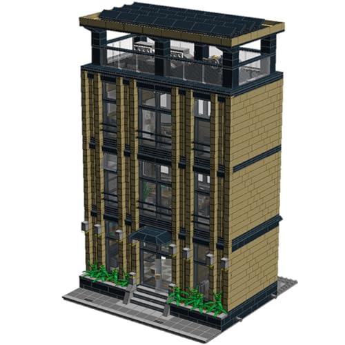 ZITIANYOUBUILD Hochskalierbares und wirklich modulares Gebäude mit Innenausstattung, 3338 Teile, MOC Build for Age 18+ von ZITIANYOUBUILD