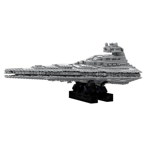 ZITIANYOUBUILD Imperial Star Raumschiff mit Ständer 1459 Teile aus Film About Star MOC Build for Age 18+ von ZITIANYOUBUILD