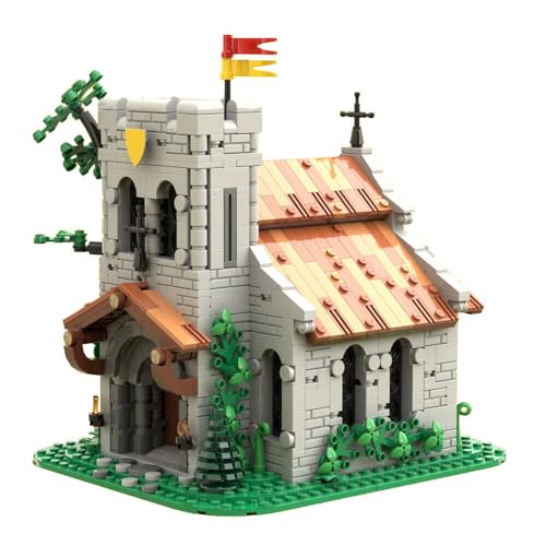 ZITIANYOUBUILD Kirchenerweiterung kompatibel mit Löwenschloss 10305 Bauset 1449 Teile MOC ab 18 Jahren von ZITIANYOUBUILD