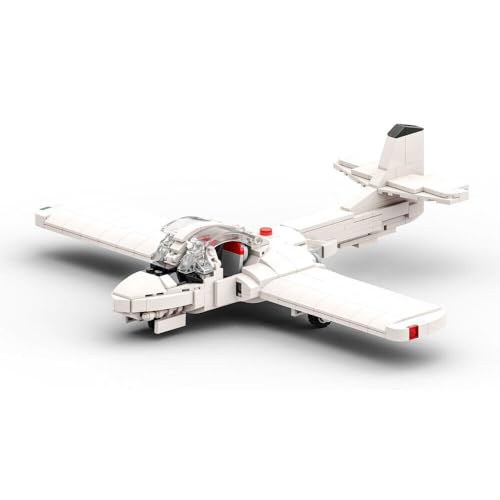 ZITIANYOUBUILD Kleiner und sparsamer Doppelmotor-Hauptjet-Trainer, 443 Teile, MOC, ab 18 Jahren von ZITIANYOUBUILD