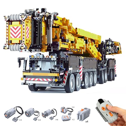 ZITIANYOUBUILD Liebherr LTM 11200 Kran mit Power Functions Kits 8128 Teile MOC Build ab 18+ von ZITIANYOUBUILD