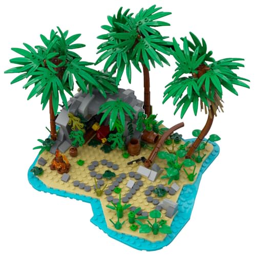 ZITIANYOUBUILD Lost Island for Pirates World Series Bauspielzeug Set 468 Teile MOC ab 18 Jahren von ZITIANYOUBUILD