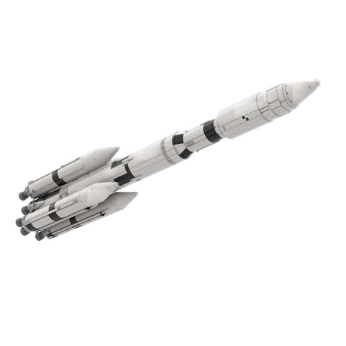 ZITIANYOUBUILD MLV-25L Launch Vehicle Model with MS-IC-2 Core Stage 5389 Pieces MOC Build for Age 18+ von ZITIANYOUBUILD