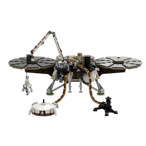 ZITIANYOUBUILD Mars Lander mit Roboterarmen für Forschung, 2482 Teile, Maßstab 1:9, MOC, ab 18 Jahren von ZITIANYOUBUILD