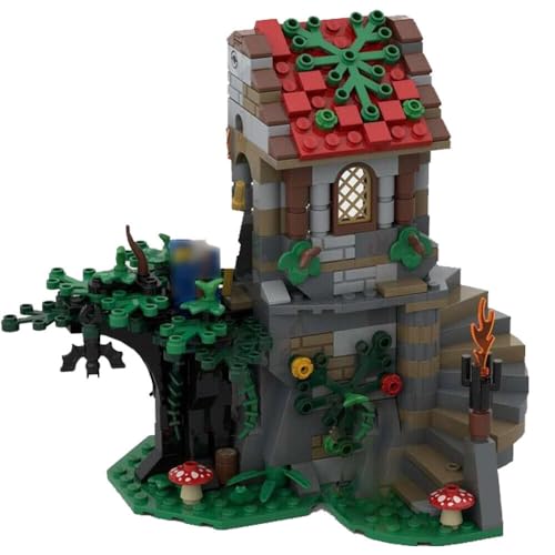 ZITIANYOUBUILD Micro Mittelalterturm Modellbau Spielzeug Set für Schloss 272 Teile MOC Build for Age 18+ von ZITIANYOUBUILD