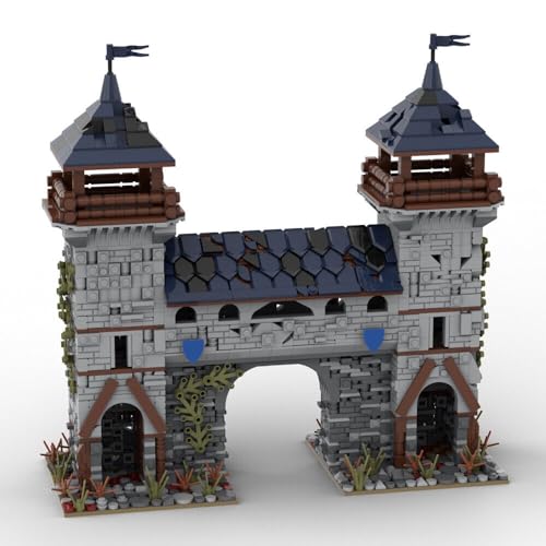 ZITIANYOUBUILD Mittelalterliche Burg Keep Outpost Modellbau Spielzeug 2692 Teile MOC Build for Age 18+ von ZITIANYOUBUILD