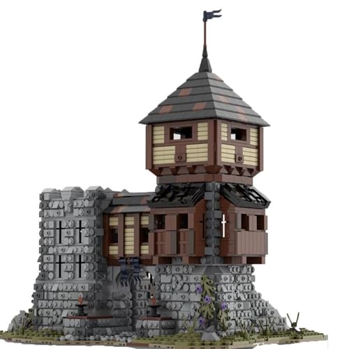 ZITIANYOUBUILD Mittelalterliche Festung Mittelalterliche Burg Keep Outpost Modell 7126 Teile MOC Build for Age 18+ von ZITIANYOUBUILD