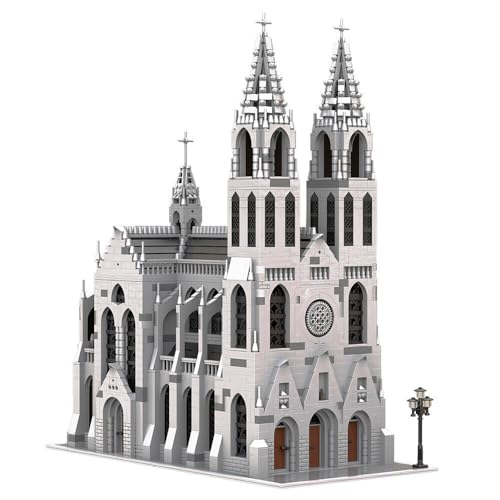 ZITIANYOUBUILD Mittelalterliche gotische Kathedrale mit modularem Innengebäude 3997 Teile MOC ab 18 Jahren von ZITIANYOUBUILD