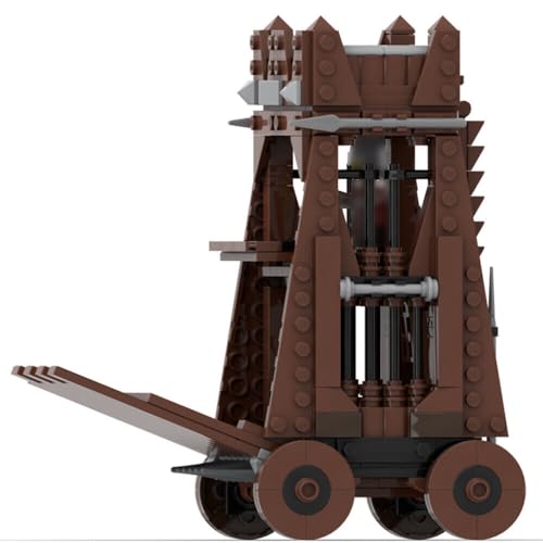 ZITIANYOUBUILD Mittelalterlicher Belagerungsturm Modellbau Spielzeug Set für Mittelalterliche Burg 355 Teile MOC ab 18 Jahren von ZITIANYOUBUILD