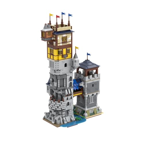 ZITIANYOUBUILD Mittelalterlicher Turm Keep Castle of The Two Towers Modell 2026 Teile MOC Build for Age 18+ von ZITIANYOUBUILD