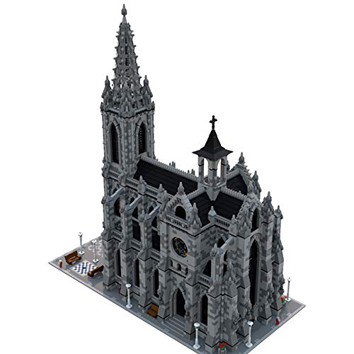 ZITIANYOUBUILD Modular Gothic Cathedral mit komplettem Innenraum 21755 Teile Bauset MOC Bauen ab 18 Jahren von ZITIANYOUBUILD