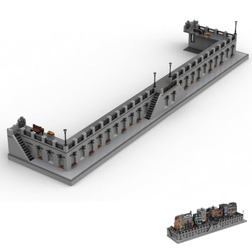 ZITIANYOUBUILD Modular Pariser Promenade - Komplettset Modulares Gebäude 3725 Teile MOC ab 18 Jahren von ZITIANYOUBUILD