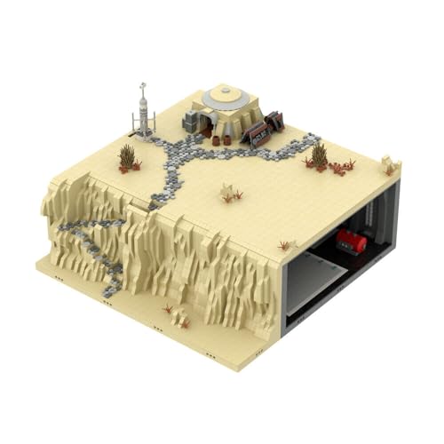 ZITIANYOUBUILD Modular Secret Base auf Tatooine Modellbau Spielzeug 7325 Teile MOC Build for Age 18+ von ZITIANYOUBUILD