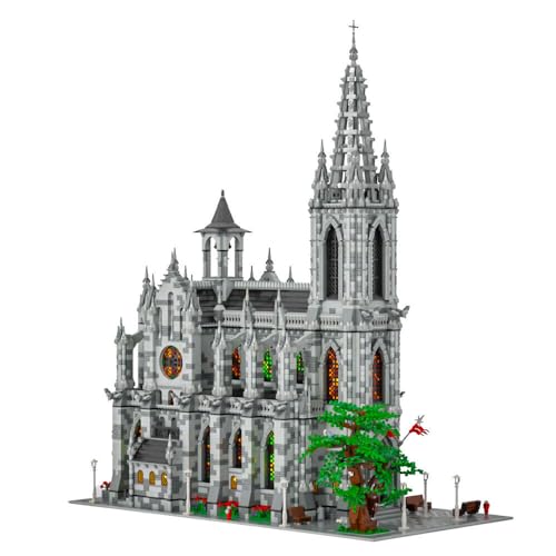 ZITIANYOUBUILD Modulare Kathedrale Epische Kathedrale mit Buntglasfenstern, 22007 Teile, MOC ab 18 Jahren von ZITIANYOUBUILD
