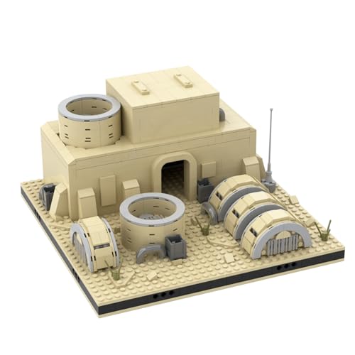 ZITIANYOUBUILD Modulares Gebäude - Kraftwerk auf Tatooine Wüste 752 Teile MOC Build for Age 18+ von ZITIANYOUBUILD