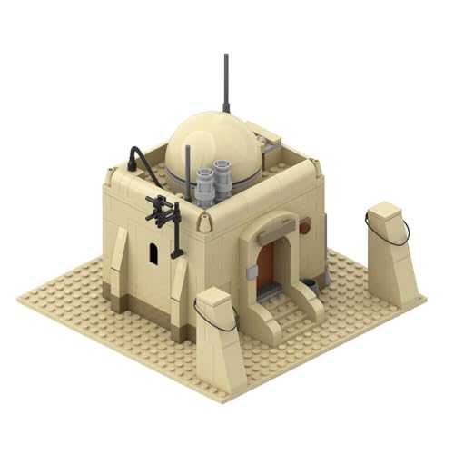 ZITIANYOUBUILD Modulares Gebäude - Tatooine Einzelhaus aus Film 601 Teile MOC Bauen ab 18 Jahren von ZITIANYOUBUILD