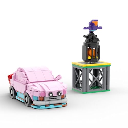 ZITIANYOUBUILD Pink Car Game Scene 420 Pieces from Video Game Building Toys MOC Build Gift for Age 18+ von ZITIANYOUBUILD