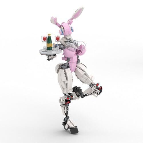 ZITIANYOUBUILD Pink Rabbit Robot 468 Teile aus TV-Serie Bauspielzeug Set MOC Build for Age 18+ von ZITIANYOUBUILD