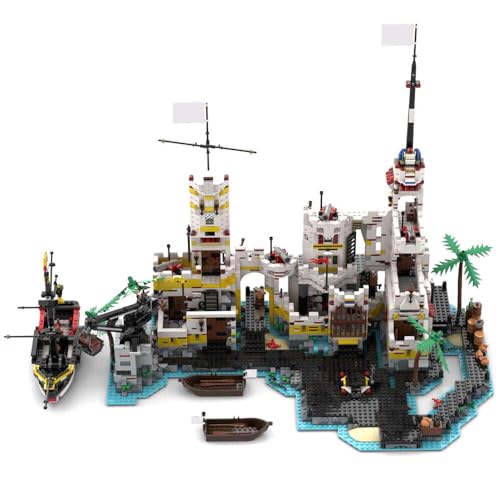 ZITIANYOUBUILD Pirates General Headquarters Fortress with Square, Church 3757 Pieces MOC for Age 18+ von ZITIANYOUBUILD
