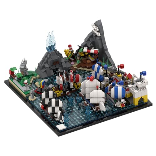 ZITIANYOUBUILD Pirates Theme Microscale Architecture Way for Collection 1221 Pieces MOC Build for Age 18+ von ZITIANYOUBUILD