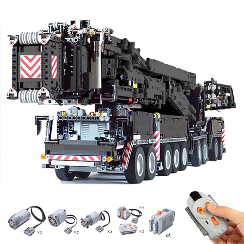 ZITIANYOUBUILD RC Liebherr LTM 11200 Kran mit Power-Funktionen 8128 Teile MOC Bauen Geschenk ab 18+ von ZITIANYOUBUILD