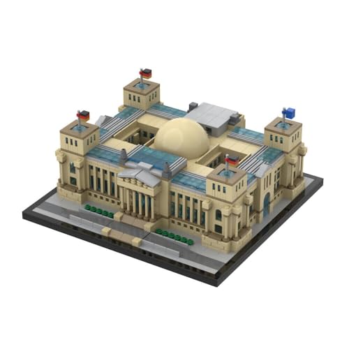 ZITIANYOUBUILD Reichstag - Berlin Modulares Gebäude mit Innenausstattung 2361 Teile MOC Build ab 18 Jahren von ZITIANYOUBUILD