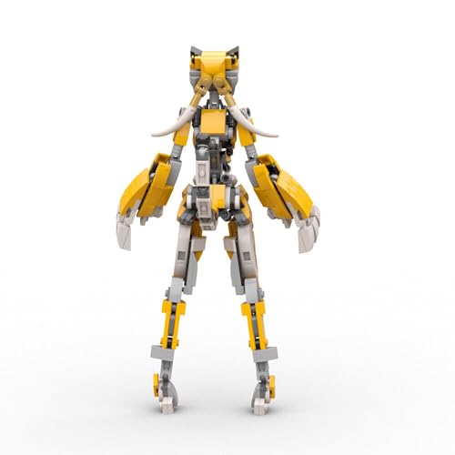 ZITIANYOUBUILD Robot Girl Tiger Girl Mech Modell mit beweglichen Gelenken 314 Teile MOC Build für Alter 18+ von ZITIANYOUBUILD