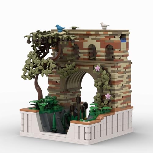 ZITIANYOUBUILD Römisches antikes Aquädukt für römische Antike Serie 1067 Teile MOC ab 18 Jahren von ZITIANYOUBUILD