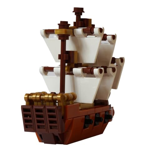 ZITIANYOUBUILD Schiffsboot Modell Bausteine Spielzeug Set 125 Teile Bauspielzeug Set MOC Bauen ab 18 Jahren von ZITIANYOUBUILD