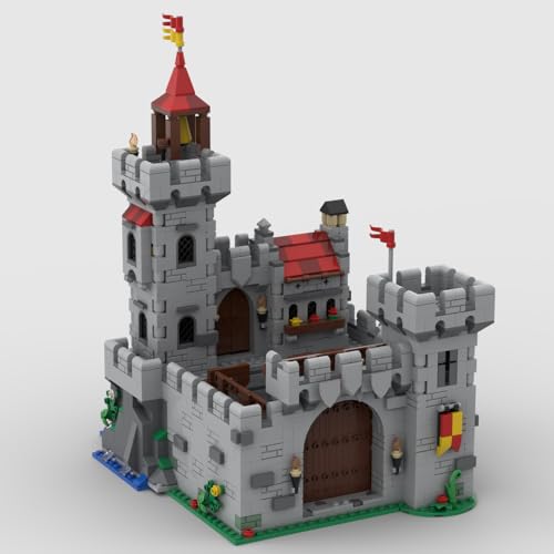 ZITIANYOUBUILD Schloss mit königlichem Schlafzimmer, Waffenraum und Wachtturm, 1516 Teile, MOC Build for Age 18+ von ZITIANYOUBUILD