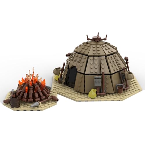 ZITIANYOUBUILD Urtya Zelt – Lagerfeuer/Dorf auf Tatooine Bauspielzeug, 560 Teile, MOC, gebaut für Kinder ab 18 Jahren ZITIANYOUBUILD Urtya Zelt – Lagerfeuer/Dorf auf Tatooine Bauspielzeug, 560 Teile, MOC, gebaut für Kinder ab 18 Jahren von ZITIANYOUBUILD