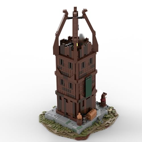 ZITIANYOUBUILD Wachtturm-Minifig-Maßstab aus dem Film, 8,2 x 7,6 x 13,3 Zoll, 987 Teile, MOC, gebaut für Kinder ab 18 Jahren von ZITIANYOUBUILD