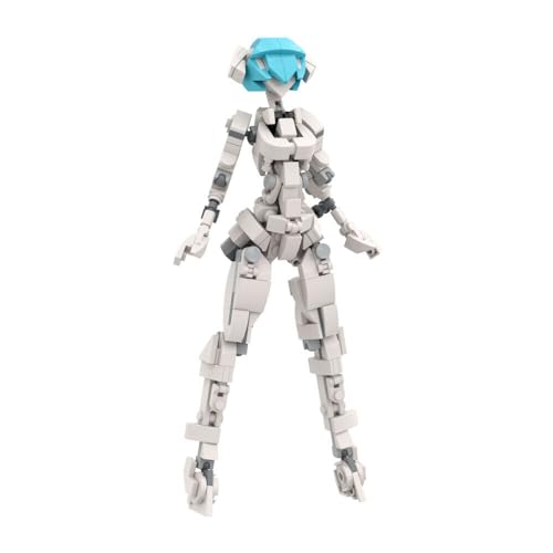 ZITIANYOUBUILD Weiblicher Roboter Mobile Mech Anzug Modell 229 Teile Bauspielzeug Set MOC Build for Age 18+ von ZITIANYOUBUILD