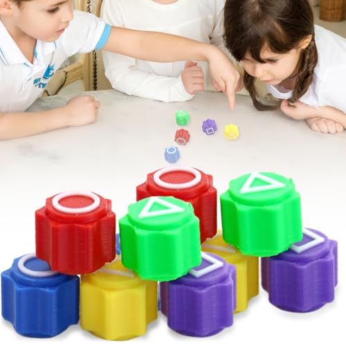 ZITUZY Gonggi Spiel, Gonggi Jack Stone Pebbles Set, Traditionelles Koreanisches Spiel, für Indoor, Outdoor/Karneval, Ostern, Halloween, Weihnachten (Rechteck 2 PCS- 3D-Druck) ZITUZY Gonggi Spiel, Gonggi Jack Stone Pebbles Set, Traditionelles Koreanisches Spiel, für Indoor, Outdoor/Karneval, Ostern, Halloween, Weihnachten (Rechteck 2 PCS- 3D-Druck) von ZITUZY