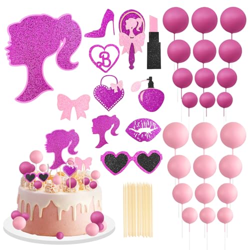ZITUZY 35 Stück Mädchen Geburtstagstorten Dekoration, Tortendeko Geburtstag Mädchen, Glitzer Deko Geburtstag, Cake Hut wird für Girl Birthday Theme Party verwendet ZITUZY 35 Stück Mädchen Geburtstagstorten Dekoration, Tortendeko Geburtstag Mädchen, Glitzer Deko Geburtstag, Cake Hut wird für Girl Birthday Theme Party verwendet von ZITUZY