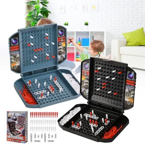 ZITUZY Seeschlacht Spiel, Battleship Klassisches, Gesellschaftsspiel Brettspiel, Schiffe Versenken Brettspiel, Brettspiele für Zwei Spieler, Seeschlacht Spielzeug für die Eltern-Kind-Interaktion ZITUZY Seeschlacht Spiel, Battleship Klassisches, Gesellschaftsspiel Brettspiel, Schiffe Versenken Brettspiel, Brettspiele für Zwei Spieler, Seeschlacht Spielzeug für die Eltern-Kind-Interaktion von ZITUZY
