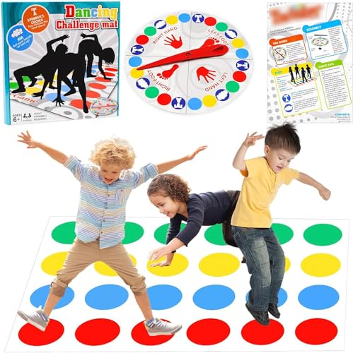 ZITUZY Twisting Spiele, Twisting Game für Kinder und Erwachsene, Twisting Spielmatte, für Drinnen und Draußen von ZITUZY