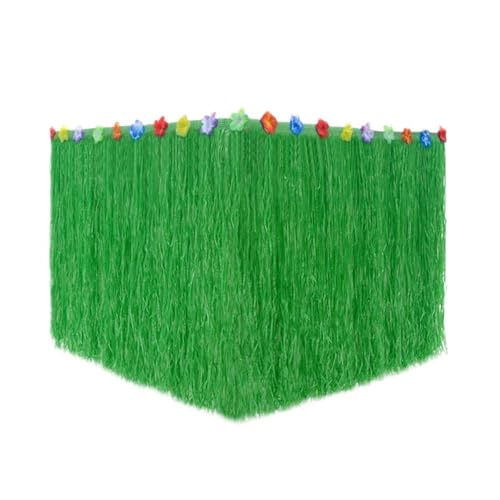 ZIUBMVDYC Tisch-Rock, Party Gras Stroh Farbe Stroh Sommer Thema Party Supplies for Party Decor Tür Hängen(Green,100 X 60 cm) von ZIUBMVDYC
