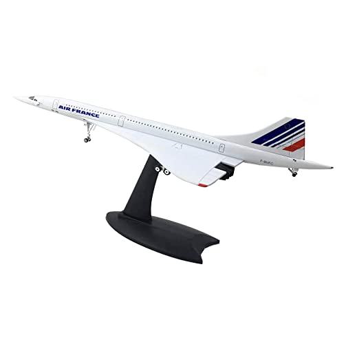 ZIUTPDAX 1/200 Concorde ÜBerschall Passagier Flugzeug Air France Atemweg Modell für Statik Display Sammlung von ZIUTPDAX