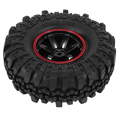 ZIUTPDAX 110 MM 1,9 Zoll Felgen Reifen Rad Reifen für 1/10 RC Rock Crawler SCX10 D90 TRX4 von ZIUTPDAX