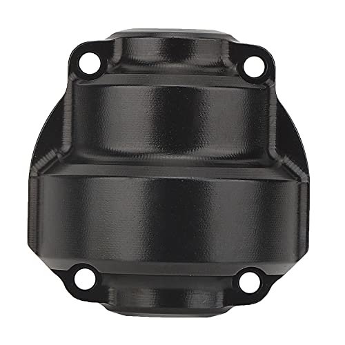 ZIXINNKC Aluminiumlegierung Achsabdeckung Accessoire Fit für RGT Rock Cruiser EX86100 RC Crawler Car (Schwarz P860002BL) von ZIXINNKC